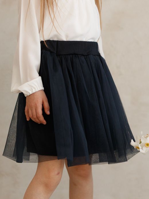  Fustă TuTu  (1-8 ani) ( Negru 7-8 ani (122-128 cm))