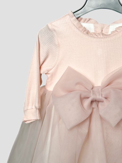  Rochie ( 3 luni - 1 an) ( Pudra 3 luni / 62 cm)