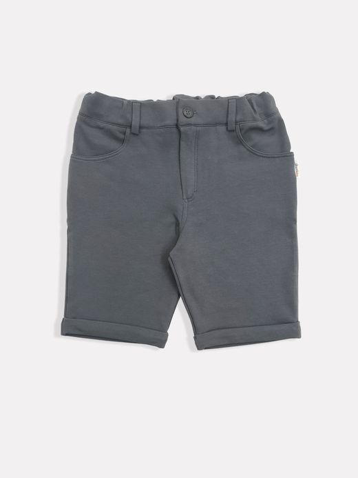  Pantaloni scurți cu buzunare (7-12 ani) ( Gri închis 8 ani / 128 cm)