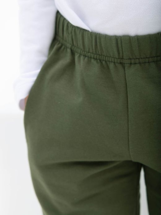  Pantaloni flaușați la interior (7-12 ani) ( Verde 10 ani / 140 cm)