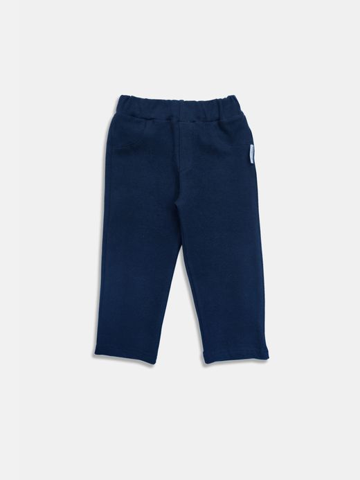  Pantaloni flaușați la interior ( Albastru închis 9 luni / 74 cm)