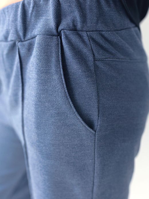  Pantaloni scurți cu buzunare laterale (7-12 ani) ( Albastru 12 ani / 152 cm)