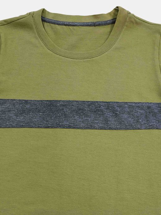  Tricou mânecă scurtă (7-12 ani) ( Verde 8 ani / 128 cm)