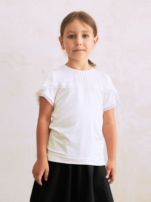  Bluză (7-12 ani) ( Crem 9 ani / 134 cm)