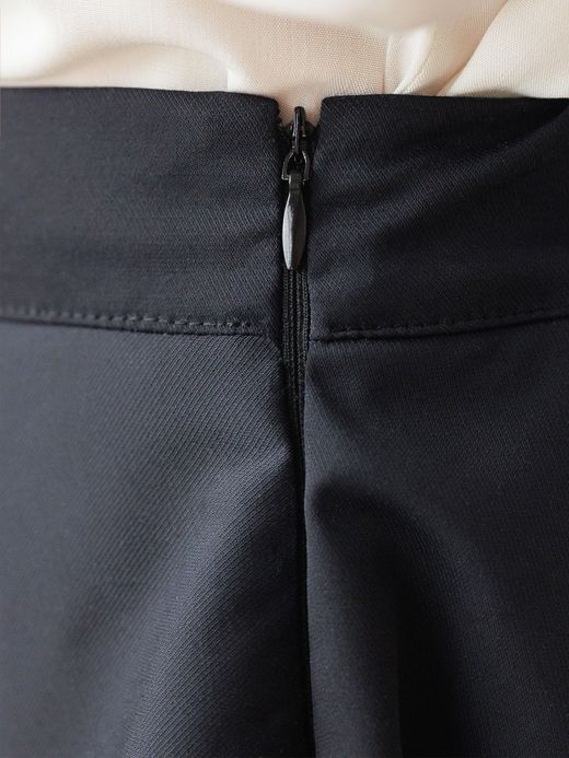  Skirt with side pockets (7-12 years) ( Negru 12 ani / 152 cm)