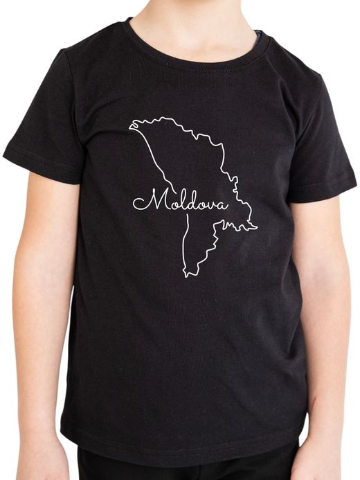  Tricou cu imprimeu MOLDOVA