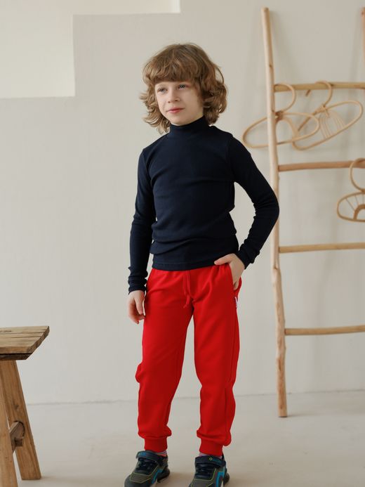  Trousers (2-8 years) ( Roșu 6 ani / 116 cm)