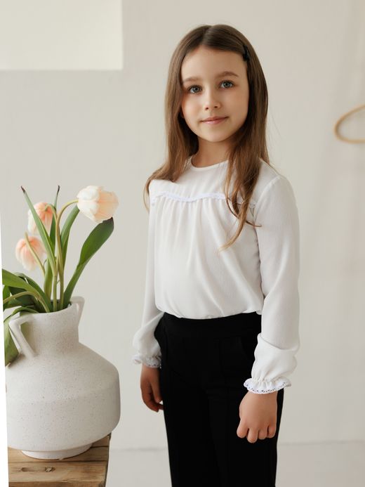  Блузка (4-6 лет) ( Crem 6 ani / 116 cm)