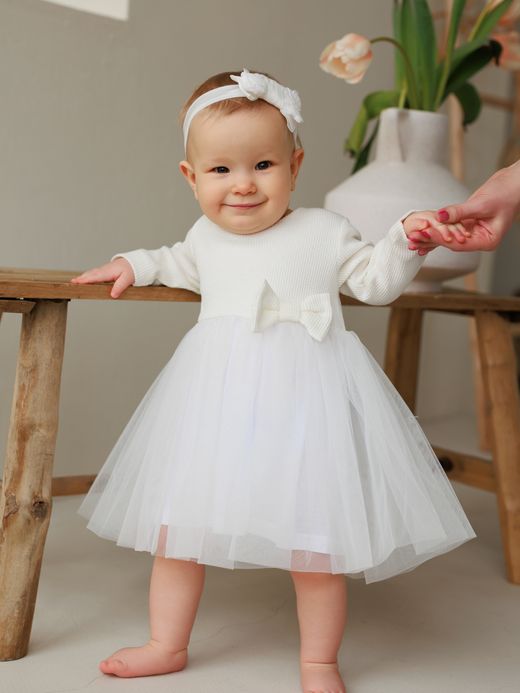  Dress with tulle (3 months - 2 years)