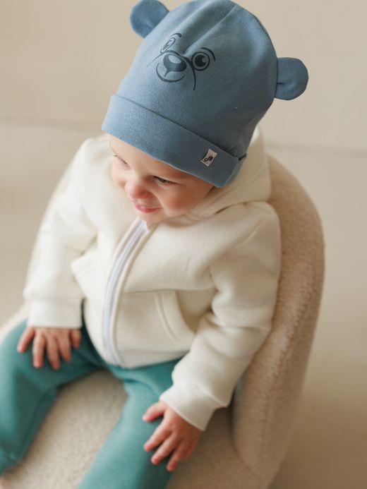  Hat  (3-12 months) ( Albastru 1 an / 80 cm)