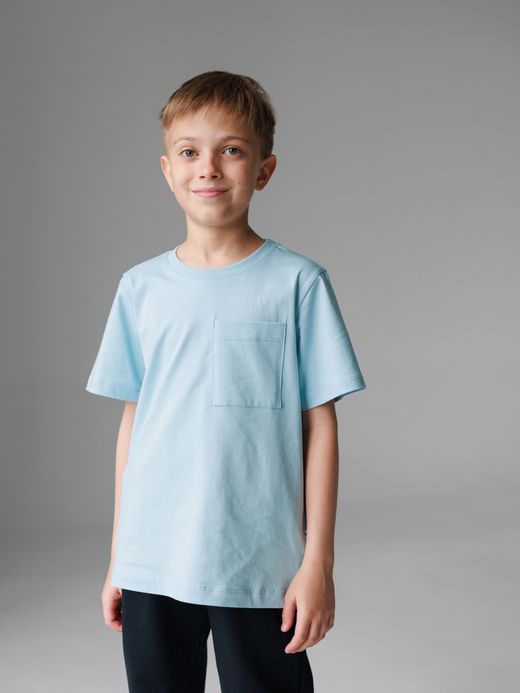  Tricou (7-12 ani) ( Albastru deschis 7 ani / 122 cm)