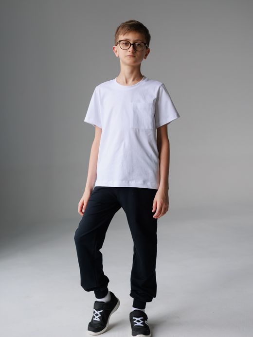  Tricou (7-12 ani) ( Alb 9 ani / 134 cm)