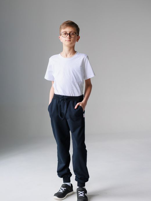  Pantaloni (7-12 ani) ( Albastru închis 7 ani / 122 cm)
