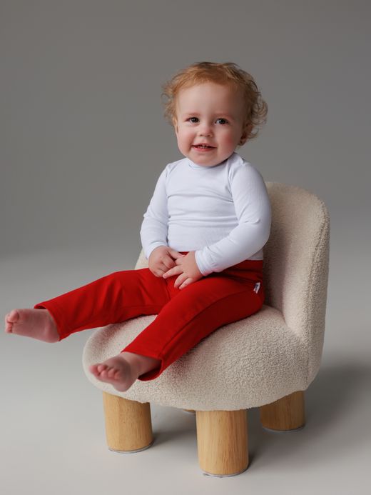  Pantaloni (62 - 92 cm) ( Roșu 2 ani / 92 cm)