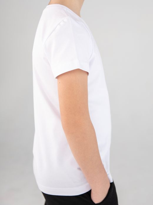  Short sleeves T-shirt f (2-12 years) ( Alb 6 ani / 116 cm)