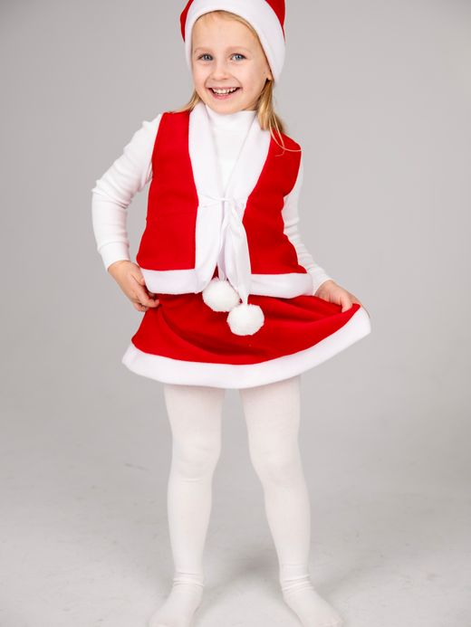  Little Miss Santa Costume ( Little Miss Santa Costume)