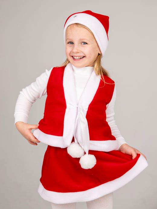  Little Miss Santa Costume ( Little Miss Santa Costume)