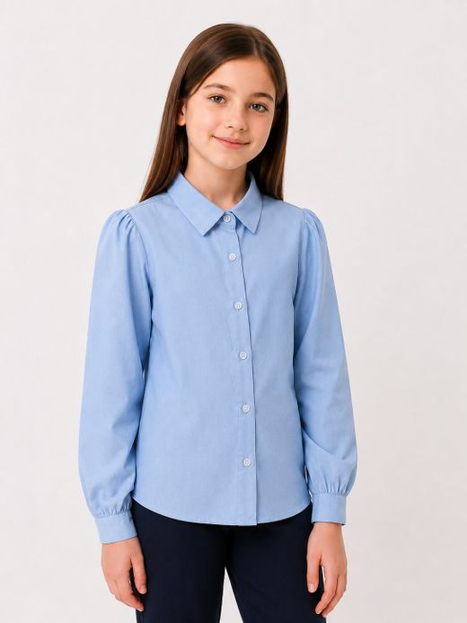  Camașa (7-12 ani) ( Albastru deschis 10 ani / 140 cm)