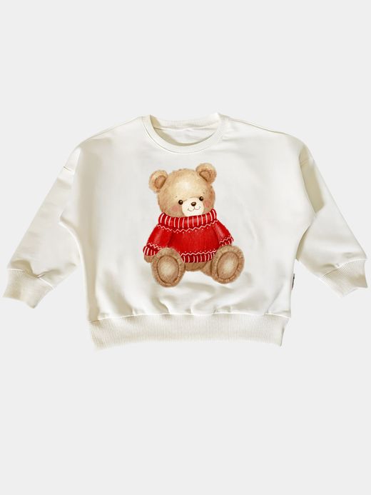  Hanorac cu imprimeu Ursuleț