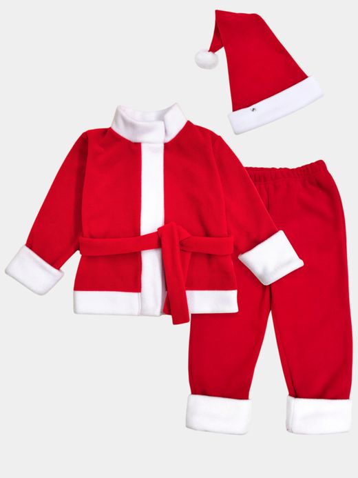   Set Crăciunel pentru bebeluși MAXIKIDS ( Roșu 6 luni / 68 cm)