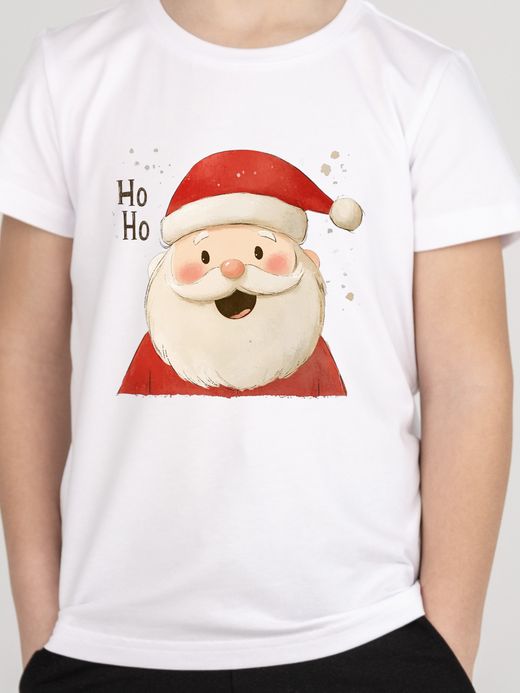  Рождественская футболка «Ho Ho» ( Рождественская футболка «Ho Ho»)